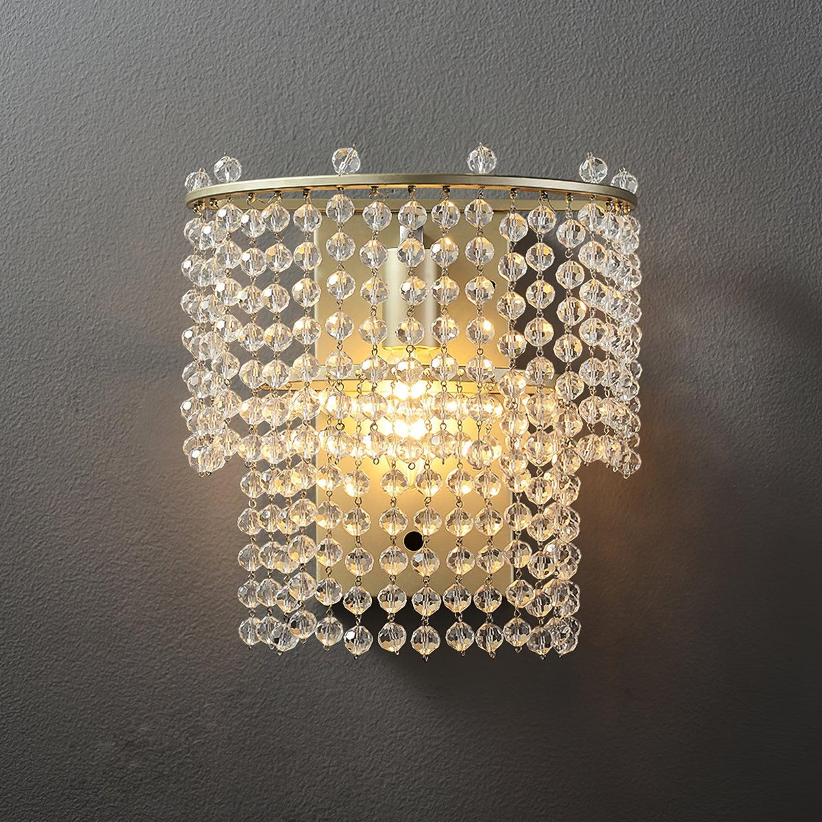 Dova Applique Murale Cascade de Cristal
