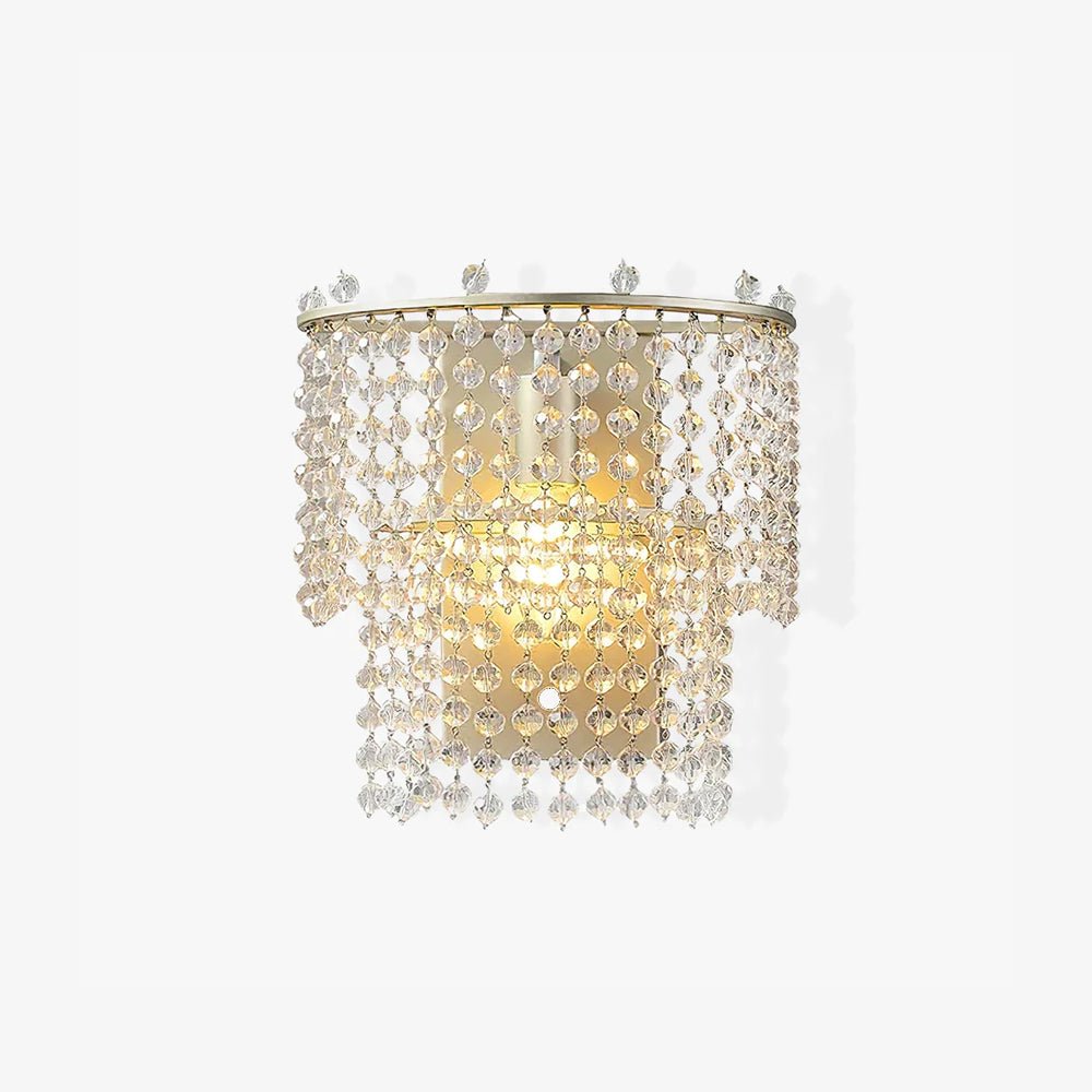 Dova Applique Murale Cascade de Cristal