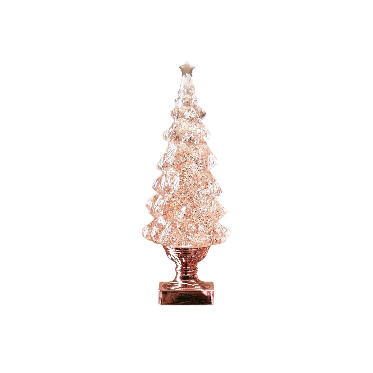 Crystal Lampe à Poser Sapin de Noël (Batterie Intégrée)