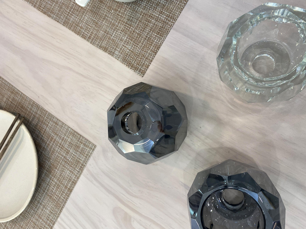 Talene Suspension Lampe Boule en Cristal et Laiton en Grappe