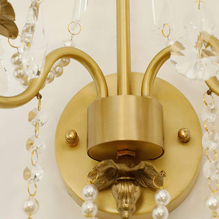 Nydoraris Applique Murale Cristal Chaîne de Perles Élégance