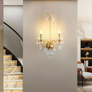 Nydoraris Applique Murale Cristal Chaîne de Perles Élégance