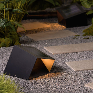 Evsore Lampe Solaire Extérieure Unique Cube Jardin