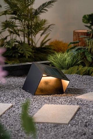 Evsore Lampe Solaire Extérieure Unique Cube Jardin