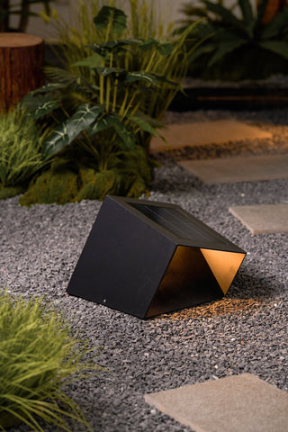 Evsore Lampe Solaire Extérieure Unique Cube Jardin