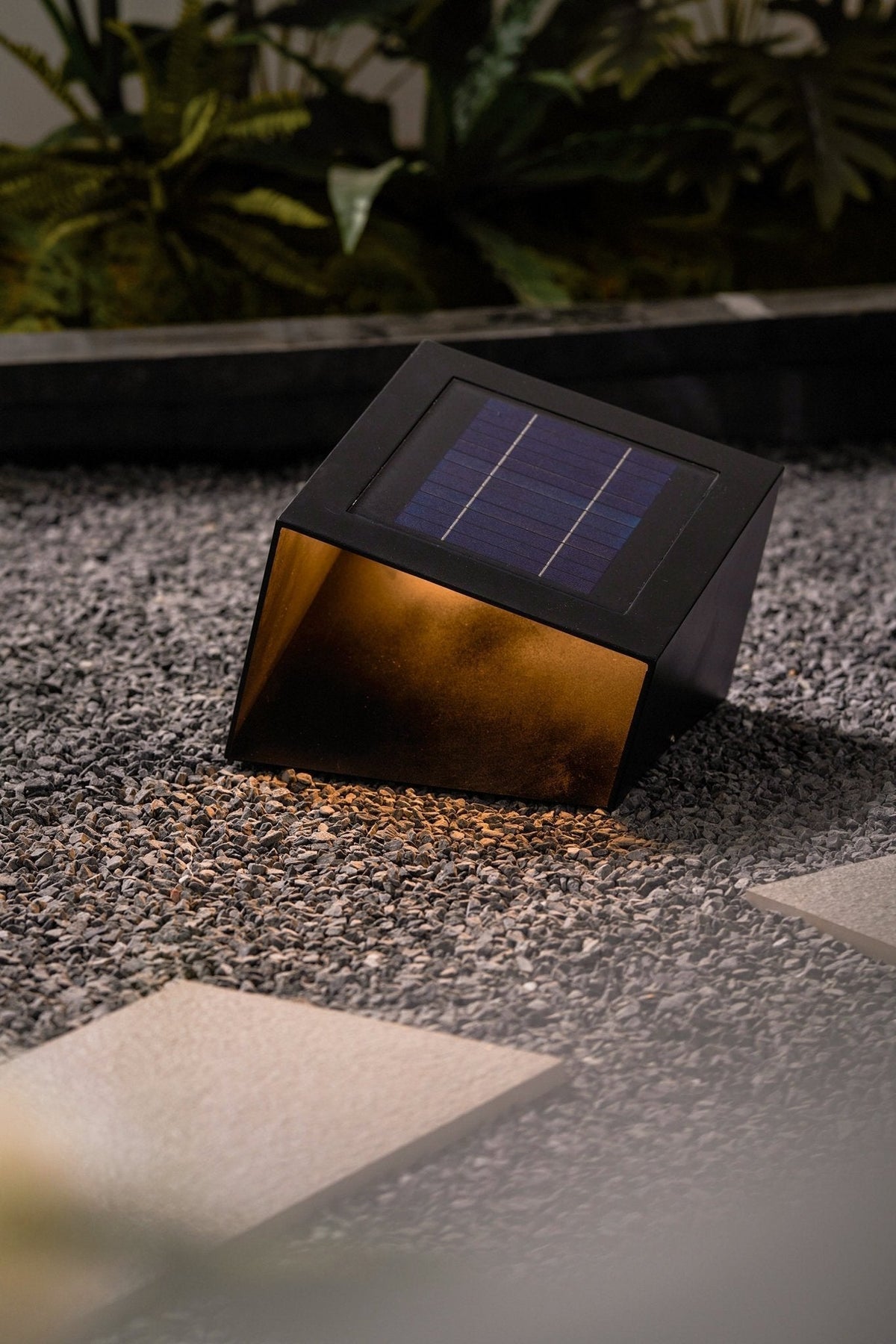 Kirelise Lampe Solaire Extérieure Unique Cube Jardin