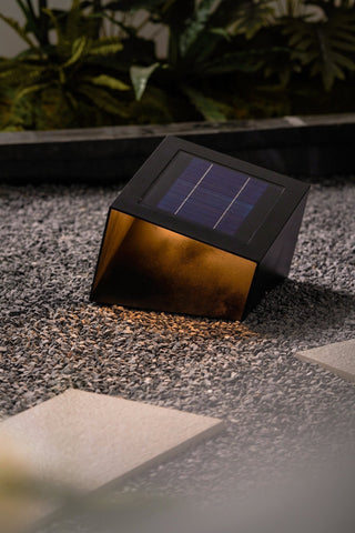 Evsore Lampe Solaire Extérieure Unique Cube Jardin