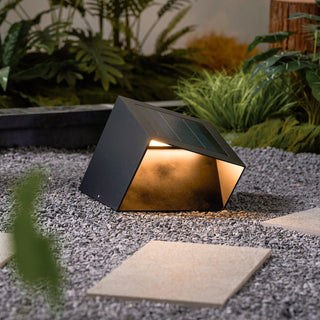 Evsore Lampe Solaire Extérieure Unique Cube Jardin