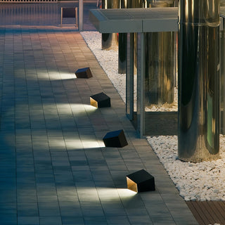 Evsore Lampe Solaire Extérieure Unique Cube Jardin
