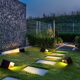 Evsore Lampe Solaire Extérieure Unique Cube Jardin