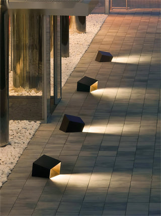 Evsore Lampe Solaire Extérieure Unique Cube Jardin