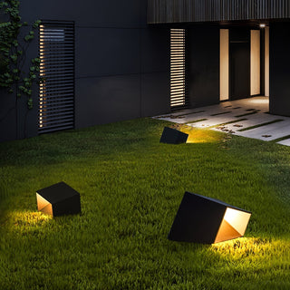 Evsore Lampe Solaire Extérieure Unique Cube Jardin