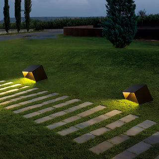 Evsore Lampe Solaire Extérieure Unique Cube Jardin