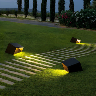 Evsore Lampe Solaire Extérieure Unique Cube Jardin