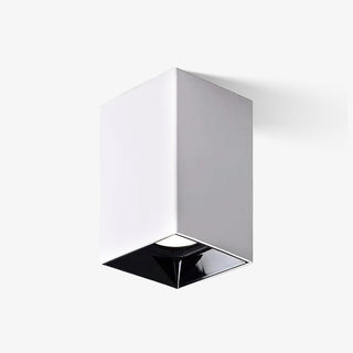 Lustra Plafonnier Cube Carré Noir Projecteur