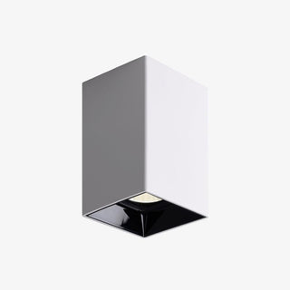 Lustra Plafonnier Cube Carré Noir Projecteur
