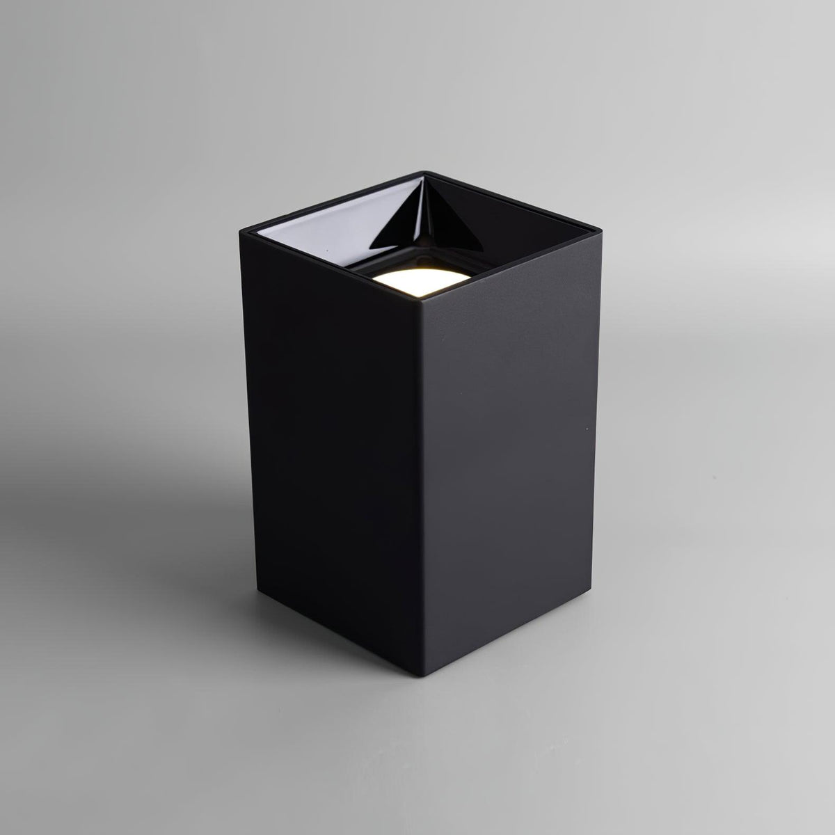 Toraine Plafonnier Cube Carré Noir Projecteur
