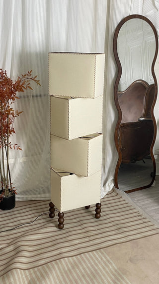 Kian Lampadaire en Tissu Moderne