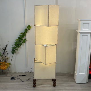 Kian Lampadaire en Tissu Moderne