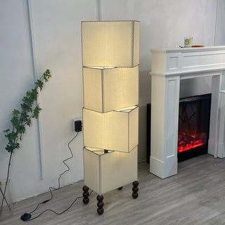 Kian Lampadaire en Tissu Moderne