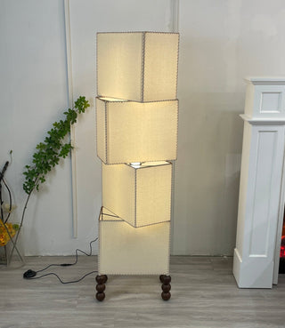 Kian Lampadaire en Tissu Moderne