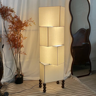 Kian Lampadaire en Tissu Moderne