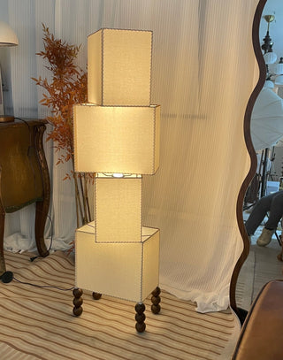 Kian Lampadaire en Tissu Moderne