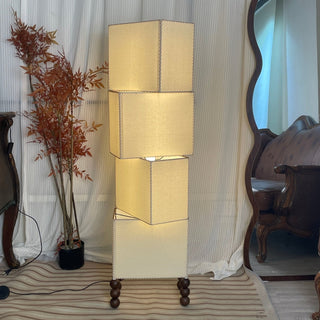 Kian Lampadaire en Tissu Moderne