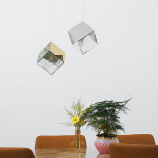 Cubic Luster Cascade Chandelier-Neutral Decor
