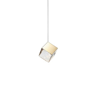 Cubic Luster Cascade Chandelier-Neutral Decor