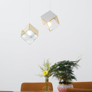Cubic Luster Cascade Chandelier-Neutral Decor