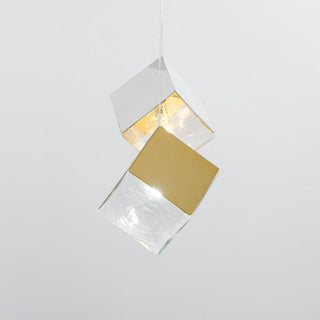 Cubic Luster Cascade Chandelier-Neutral Decor