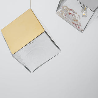 Cubic Luster Cascade Chandelier-Neutral Decor