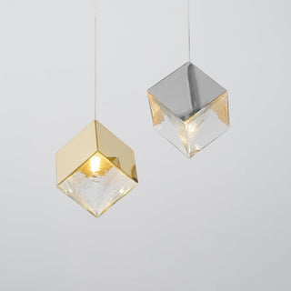 Cubic Luster Cascade Chandelier-Neutral Decor