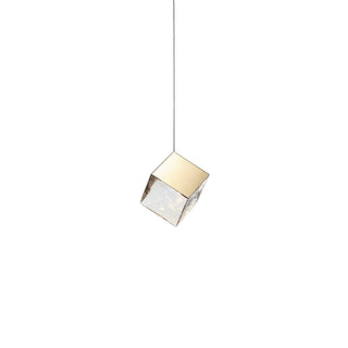 Cubic Luster Cascade Chandelier-Neutral Decor