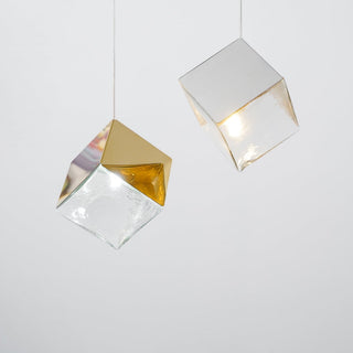 Cubic Luster Cascade Chandelier-Neutral Decor