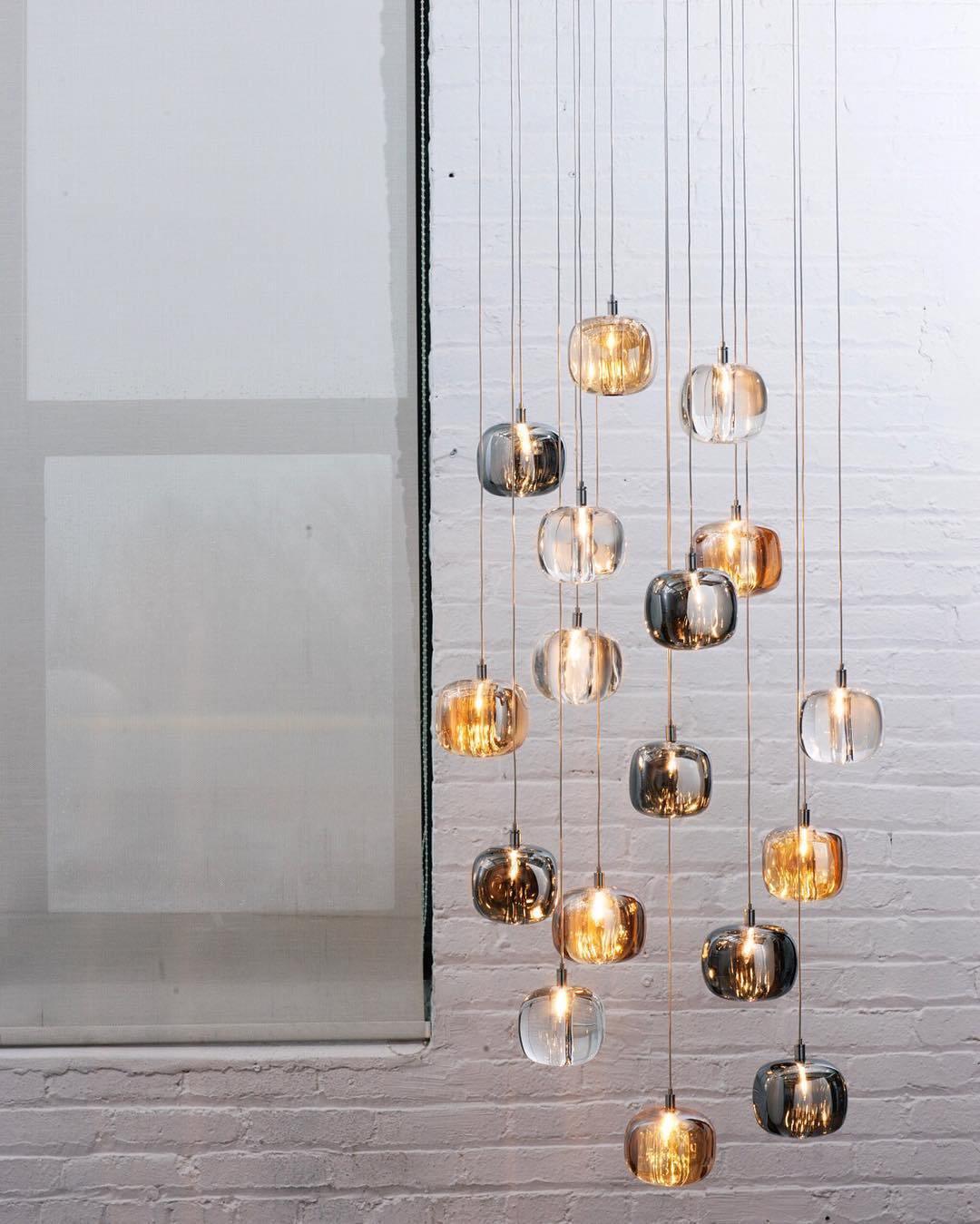Glowcube Lustre en Cristal Moderne