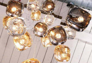 Glowcube Lustre en Cristal Moderne