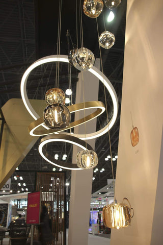 Glowcube Lustre en Cristal Moderne
