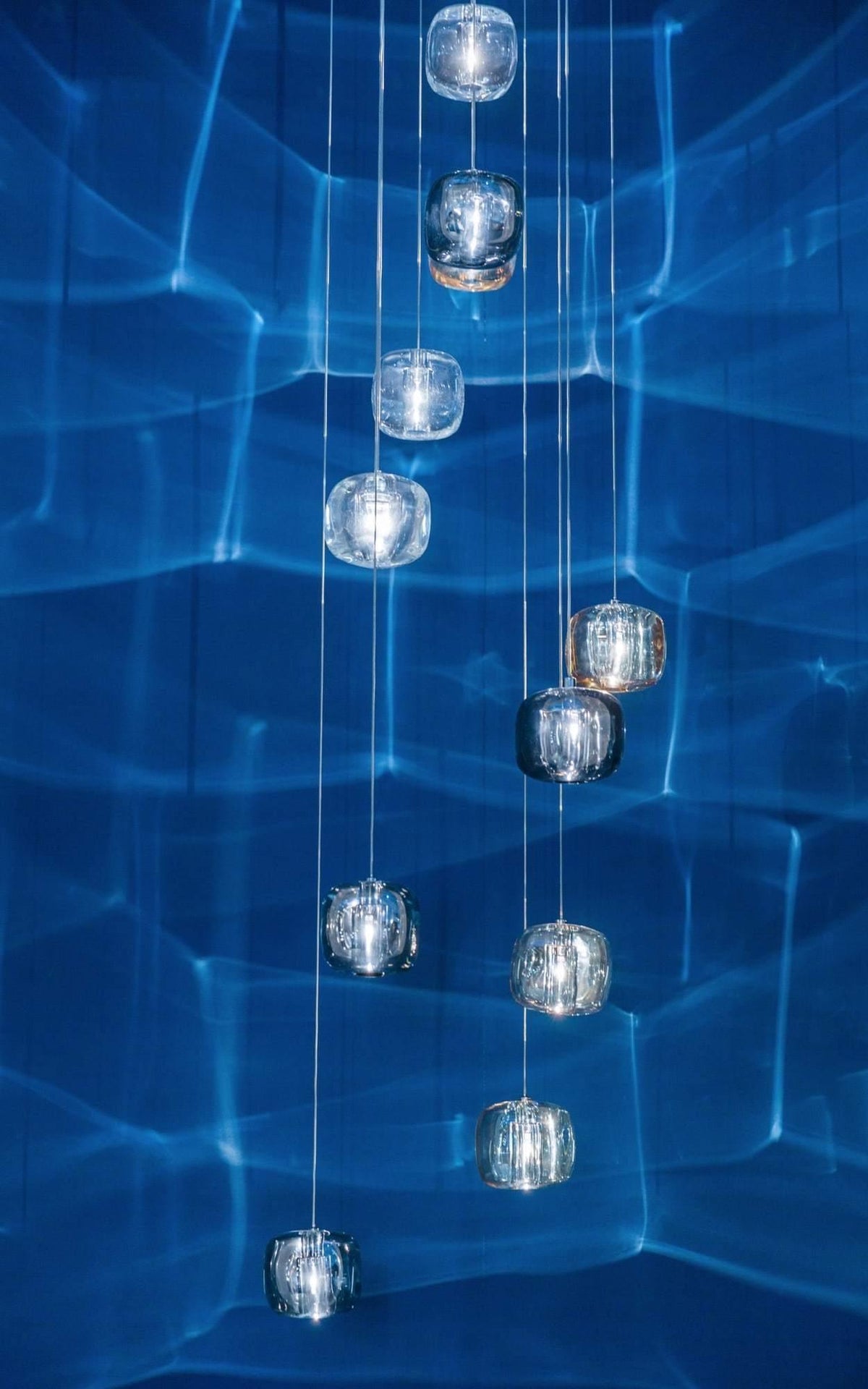 Glowcube Lustre en Cristal Moderne