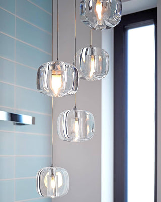 Glowcube Lustre en Cristal Moderne