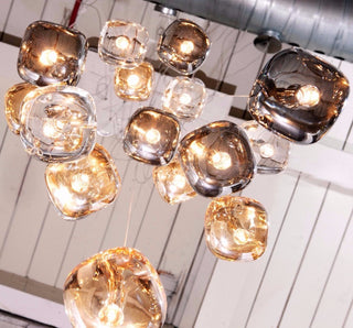 Glowcube Lustre en Cristal Moderne