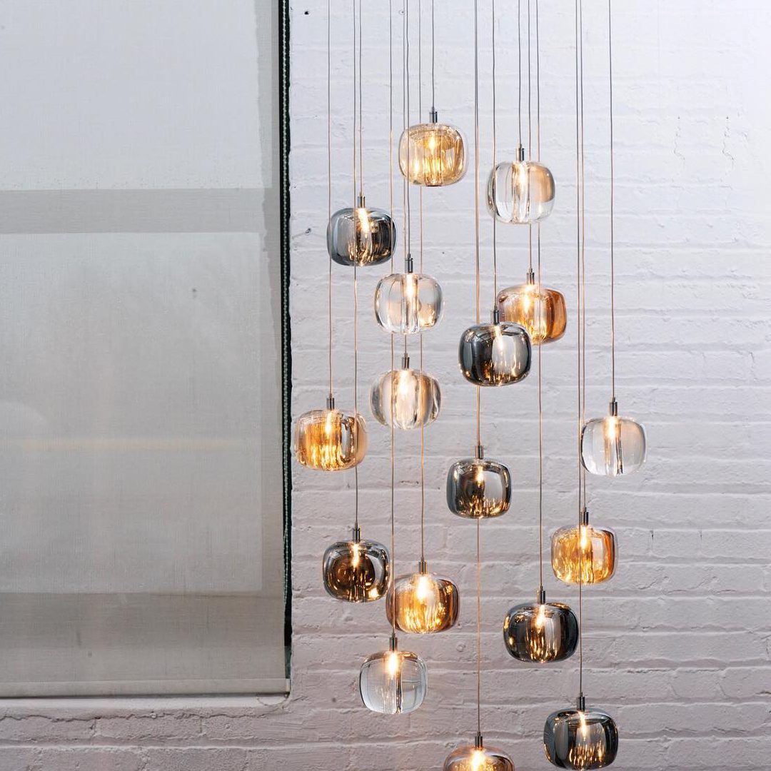 Glowcube Lustre en Cristal Moderne