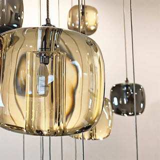 Glowcube Lustre en Cristal Moderne