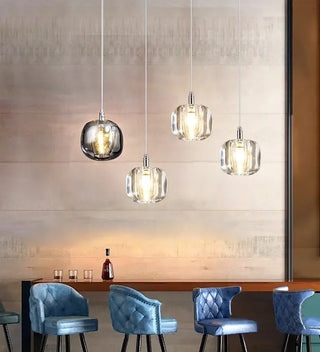 Glowcube Lustre en Cristal Moderne