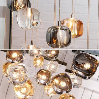 Glowcube Lustre en Cristal Moderne