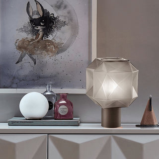 Ivsileth Lampe de Table Art Nordique en Verre Haut de Gamme