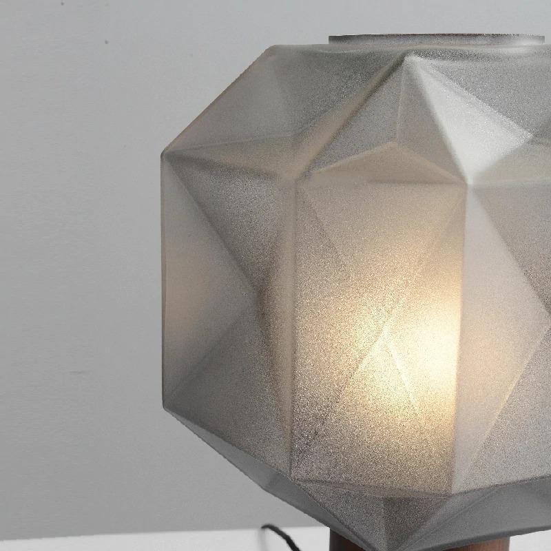 Olveira Lampe de Table Art Nordique en Verre Haut de Gamme