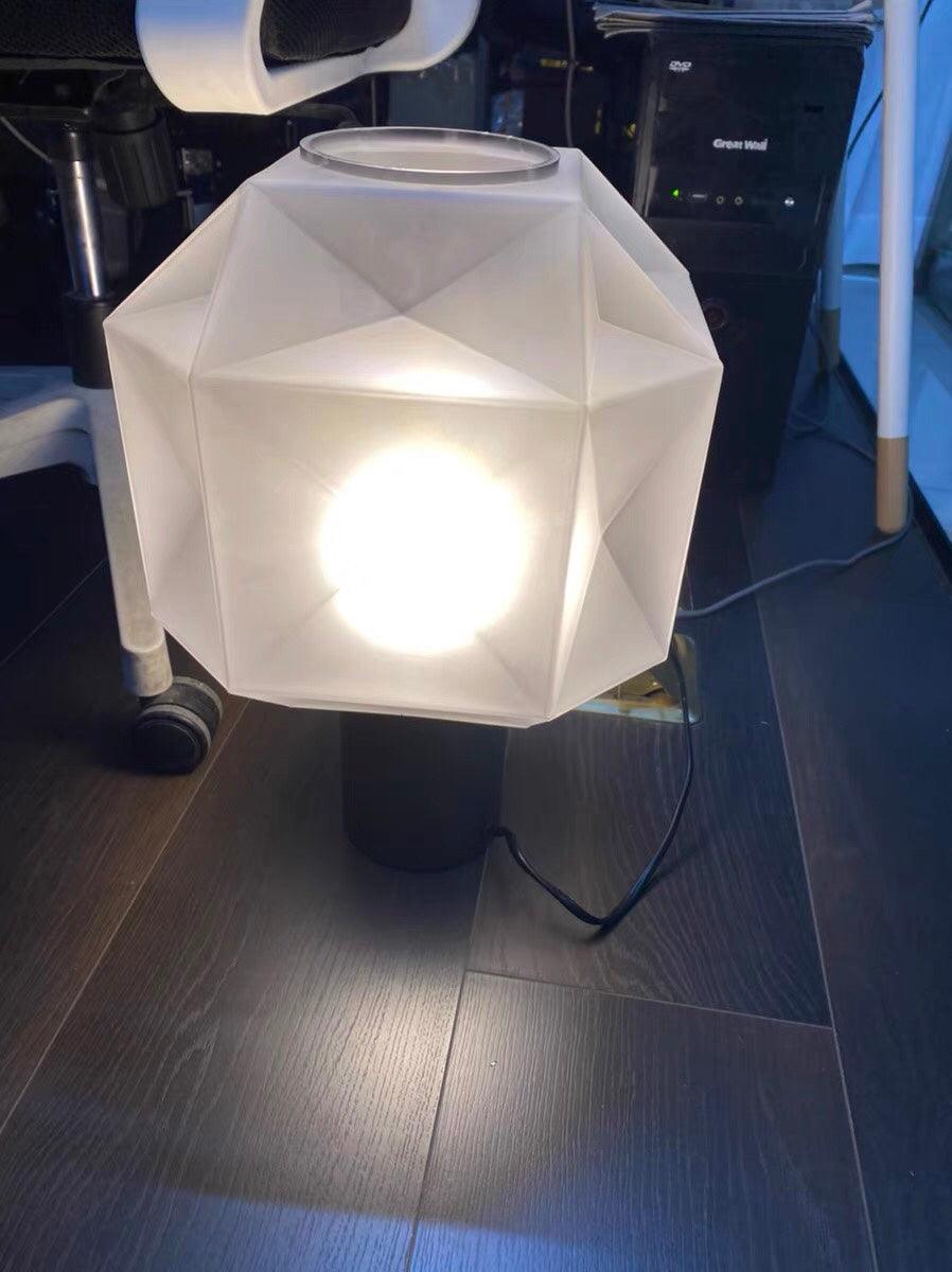 Olveira Lampe de Table Art Nordique en Verre Haut de Gamme