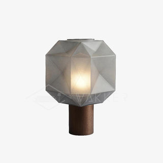 Ivsileth Lampe de Table Art Nordique en Verre Haut de Gamme